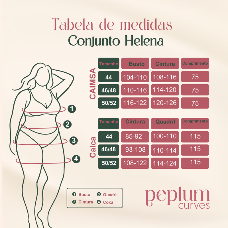 Tabela de Medidas
