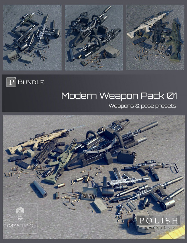     Modern Weapon Pack Bundle 01