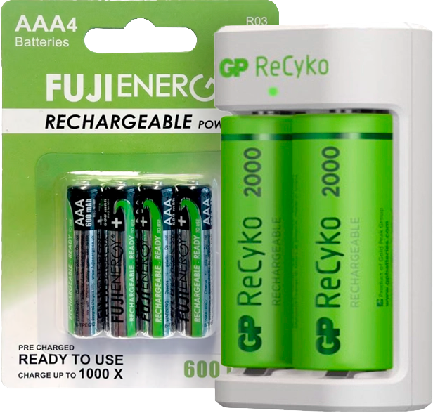 Pilhas Recarregáveis