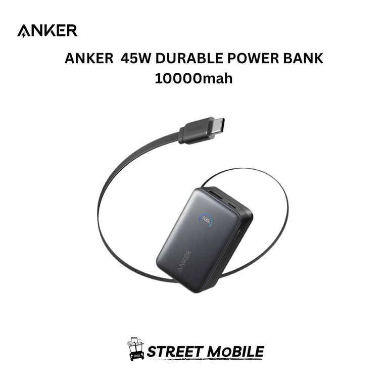 ANKER 45W DURABLE POWER BANK 10000mah