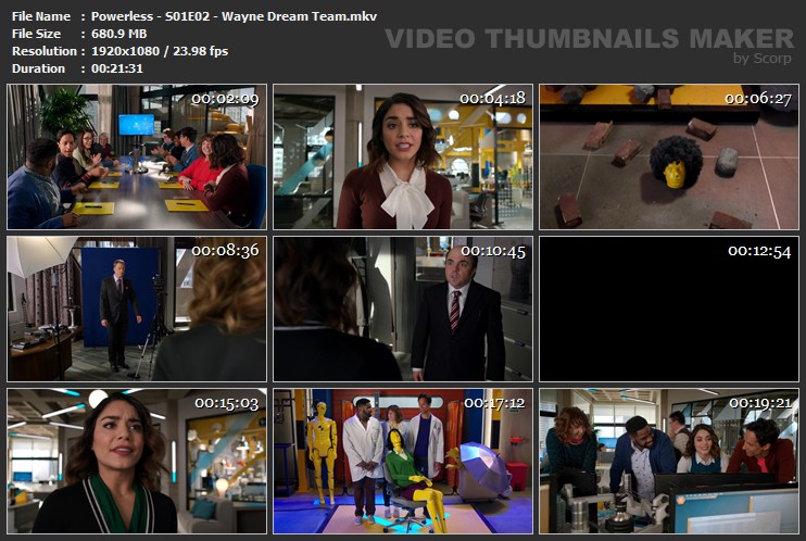 Powerless S01E02 Wayne Dream Team mkv