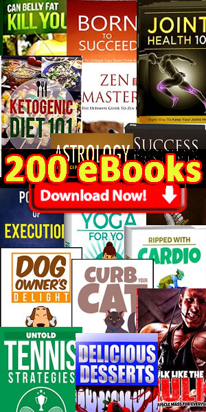 90% COMMISSIONS - 200 eBooks Mega Collection E-books