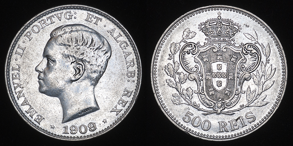 Las monedas de plata portuguesas de 100 y  500 reis (1836-1910) PAS6765