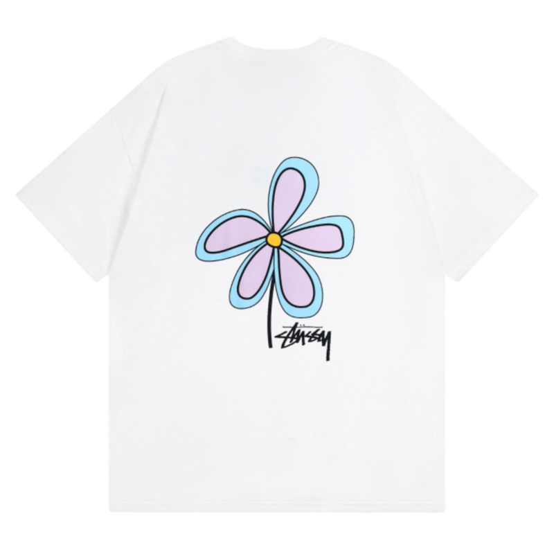 stussy flower tee