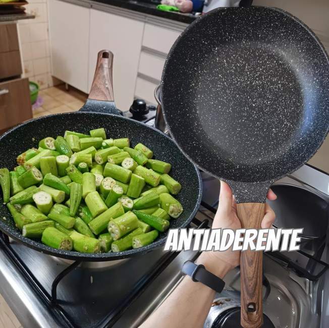 Frigideira Ceramica Antiaderente Fogão Cooktop Indução E Gás