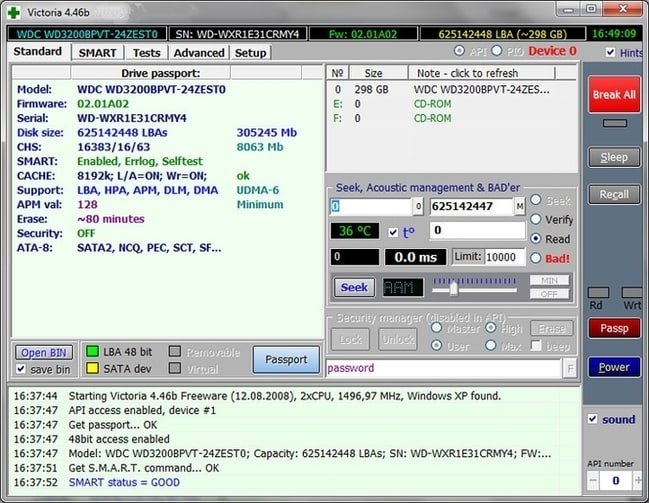 Victoria for Windows 5.23