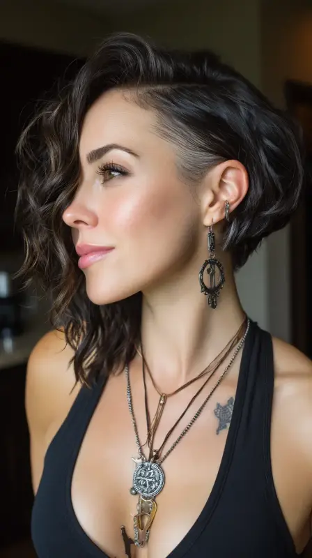 Dare to Be Different: Embrace the Asymmetrical Edge - Asymmetrical hair