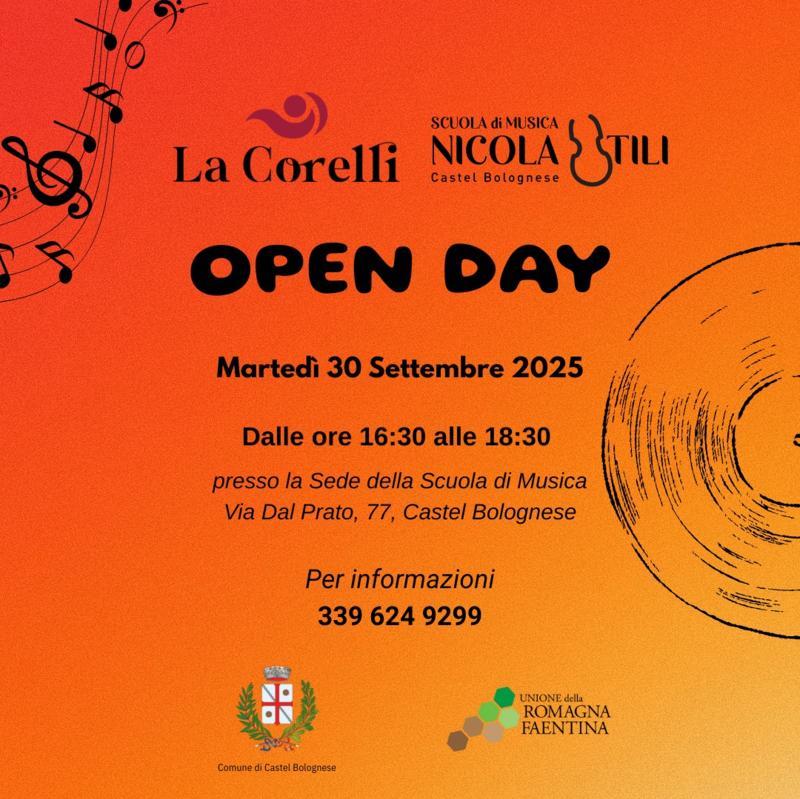Martedì 30 settembre Open Day alla Scuola di Musica “Nicola Utili”