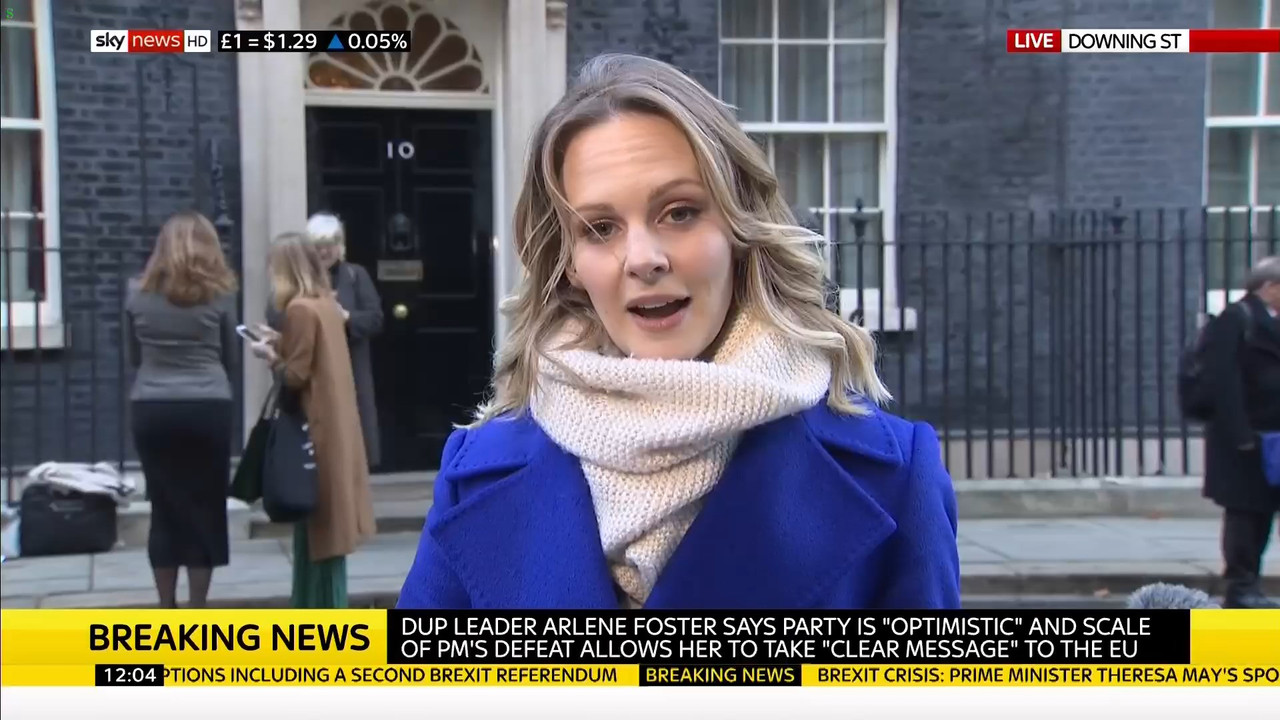 17 January - 12.00.00 - Sky News. Colin Brazier and Jayne Secker