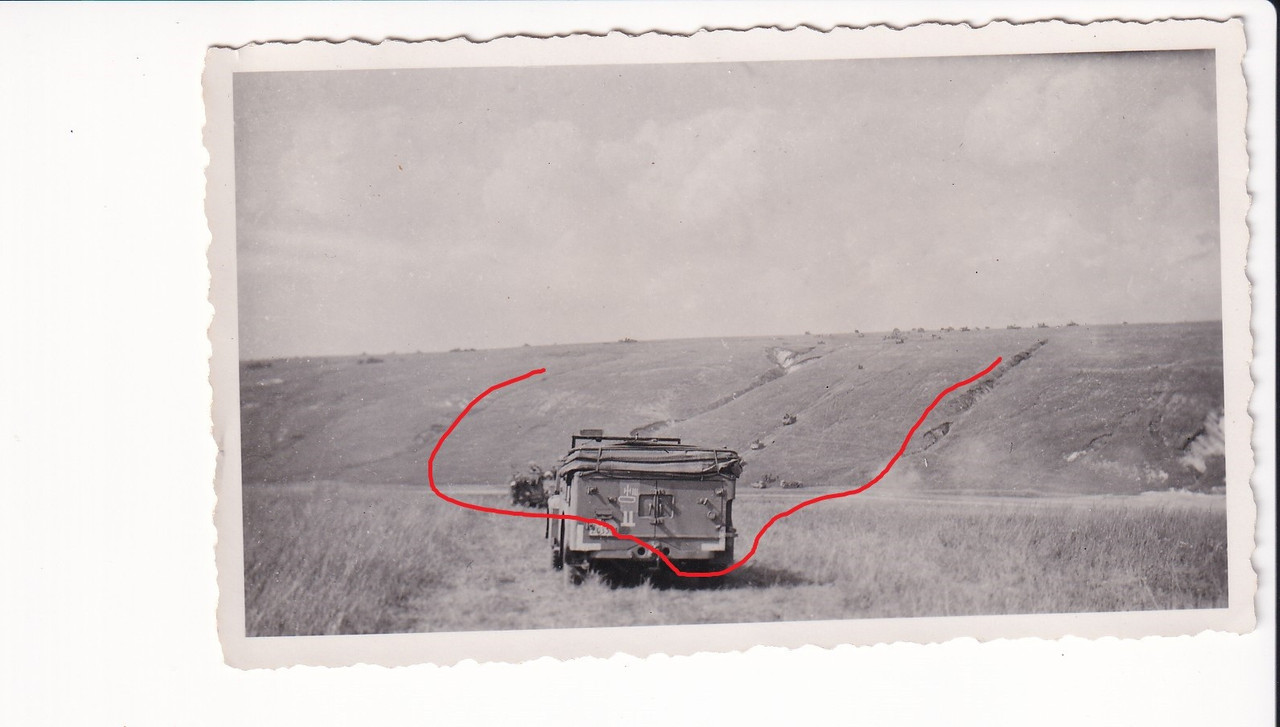 Foto DR Elitesoldaten Das Reich Sd Kf Z Technik Kennung Kursk 1943