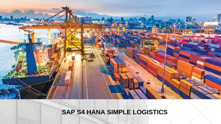 SAP S4 Hana Simple Logistics