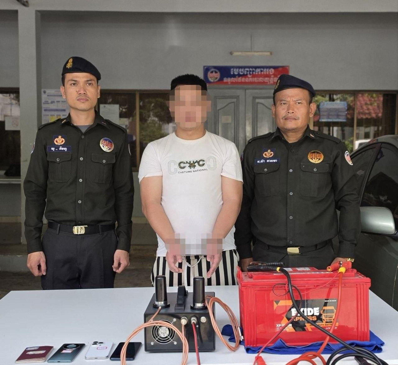 chinese man arrested fake bts device sihanoukville cambodia news 2026 233467