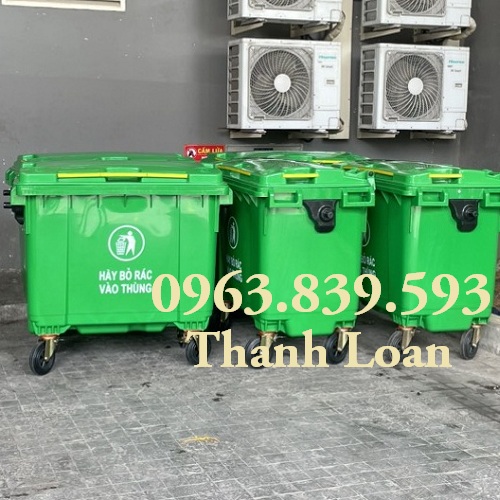 Thùng rác 660 lít màu xanh giảm giá HCM - mua thùng rác nhựa 660L rẻ / Lh 0963.839.593 Ms.Loan Thung-rac-660l-mau-xanh
