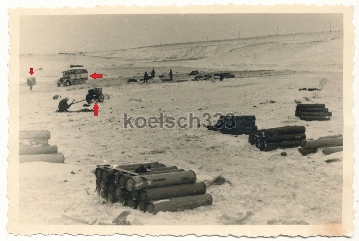 Russland 1942 Nebelwerfer Raketen Munitionsbehäl