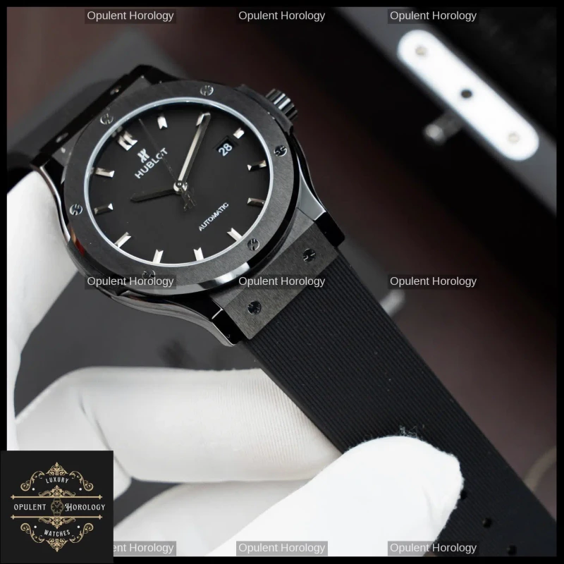 Hublot Classic Fusion Black Ceramic and King Gold Automatic Watch 42mm