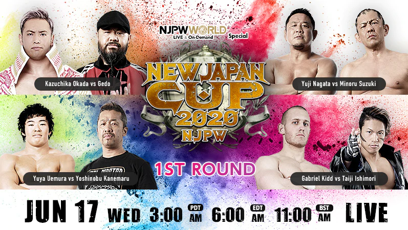 NJPW New Japan Cup 2020 Day 2 English