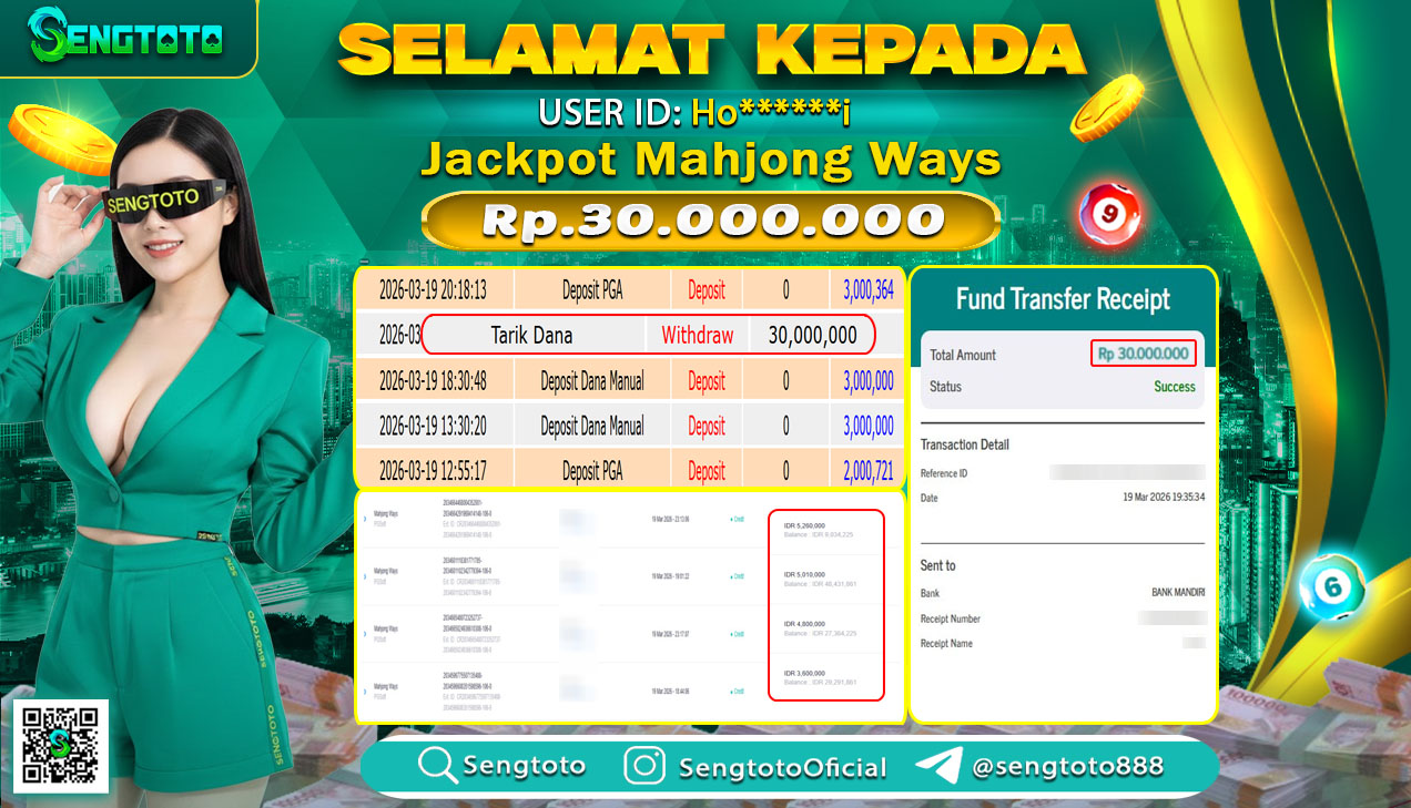 BUKTI PEMBAYARAN SLOT MAHJONG WAYS