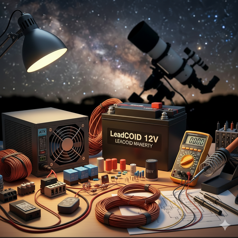 Proyecto DIY de alimentaci�n para telescopio con bater�a