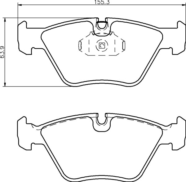 Ceramic Front Brake Pad Set Ceramic Front Brake Pad Set