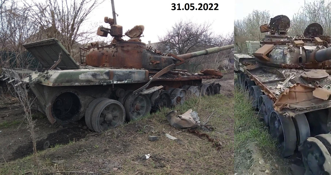1025 T-72B Obr. 1989 destr 31 05 22