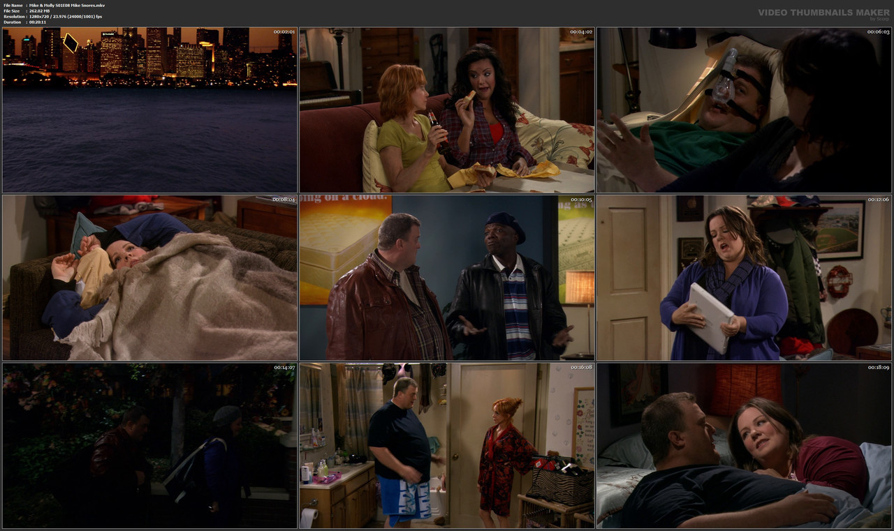 Mike & Molly S01E08 Mike Snores.mkv