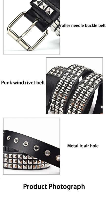 White Punk Belt