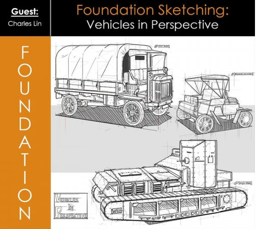 Foundation Patreon – Foundation Sketching: Vehicles in Perspective