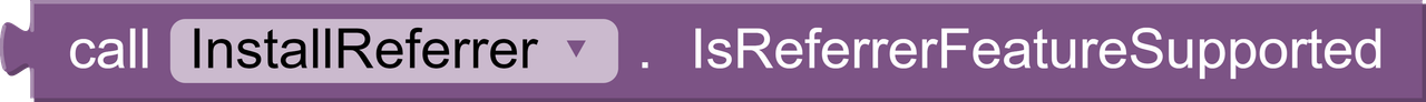 IsReferrerFeatureSupported Block