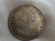 8 reales. Carlos IV. 1806. Potosí. PJ. IMG-1900