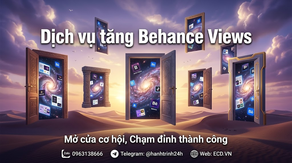 tăng behance views miễn phí