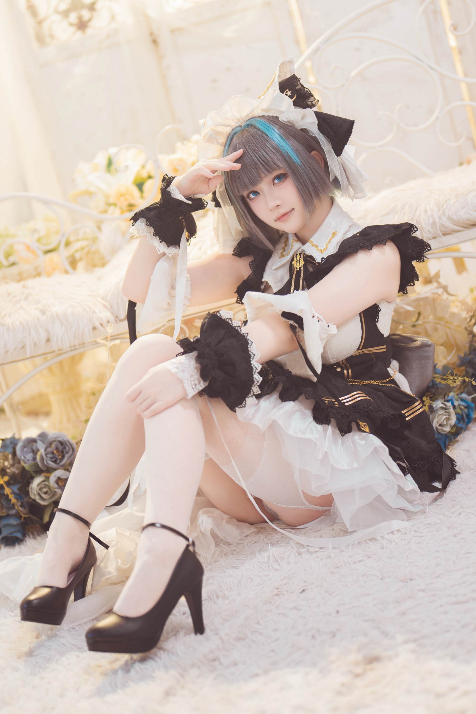 屿鱼 Yuyu 碧蓝航线 柴郡 Cosplay 写真图集｜Azur Lane（54P｜138MB）插图1