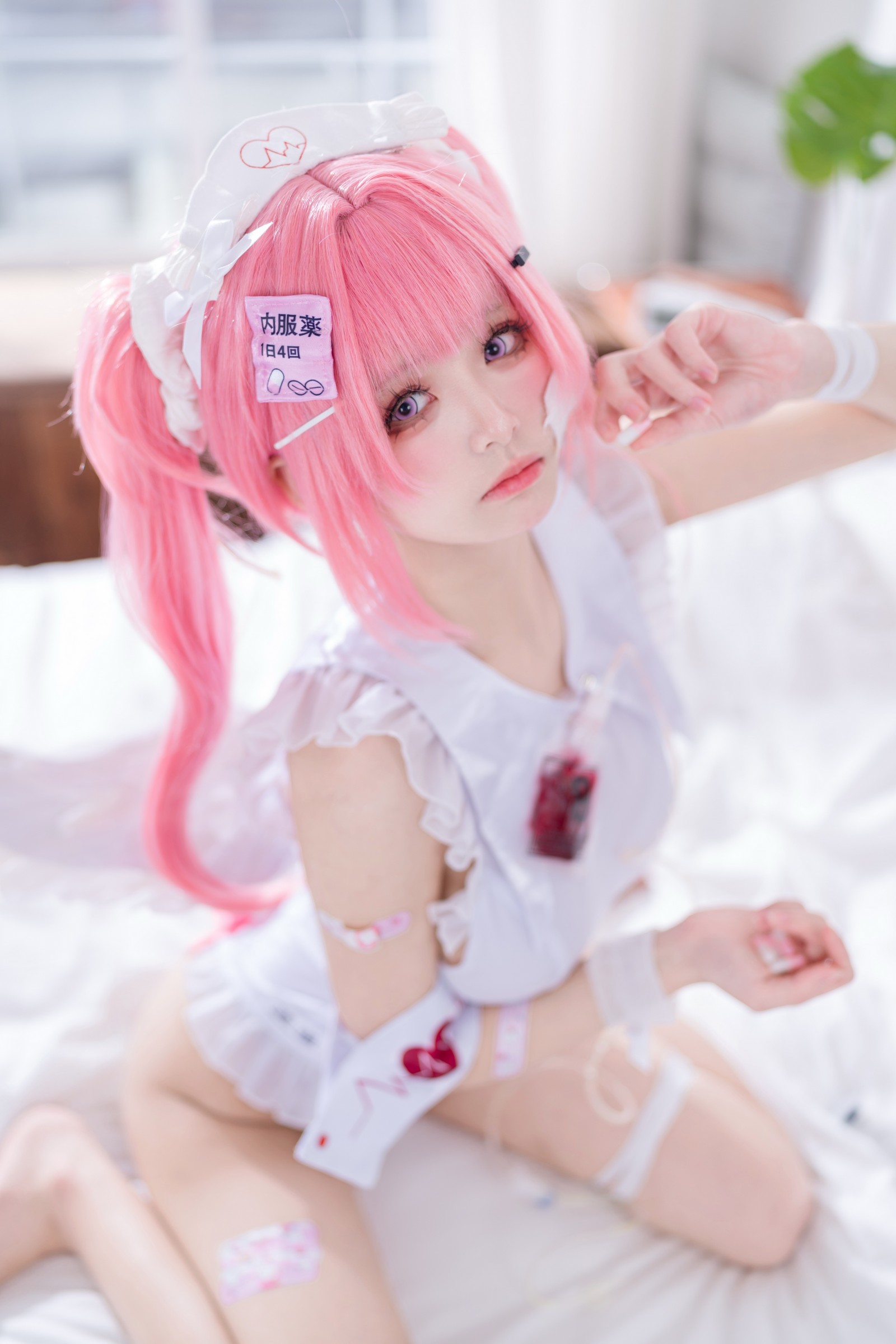 九柒喵 – 小护士针筒 写真合集（48P-139.5M）护士制服 Cos 高清图集插图2