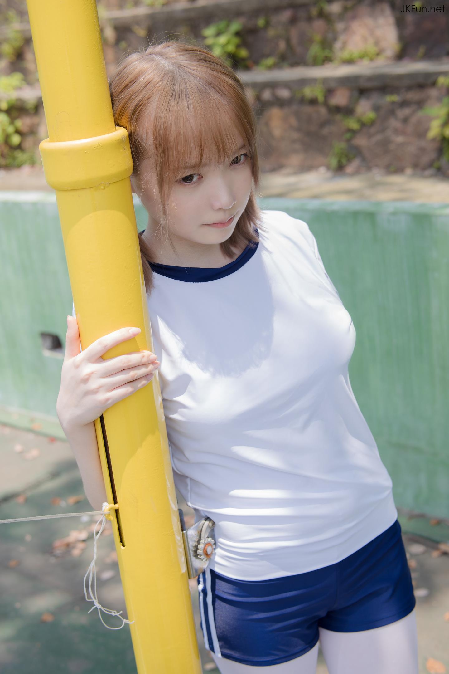森萝财团 [JKFUN-019] Aika - 80D白丝外景体操服 45