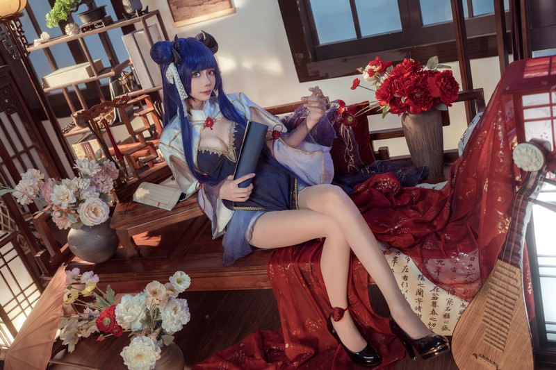 艾西Aiwest 伊吹新年旗袍Cosplay写真图集 新年主题高清图集 35P (396.8M)插图3