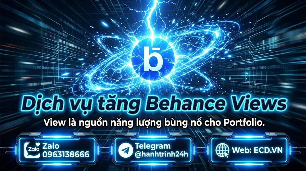 tăng behance views 2024 tăng engagement