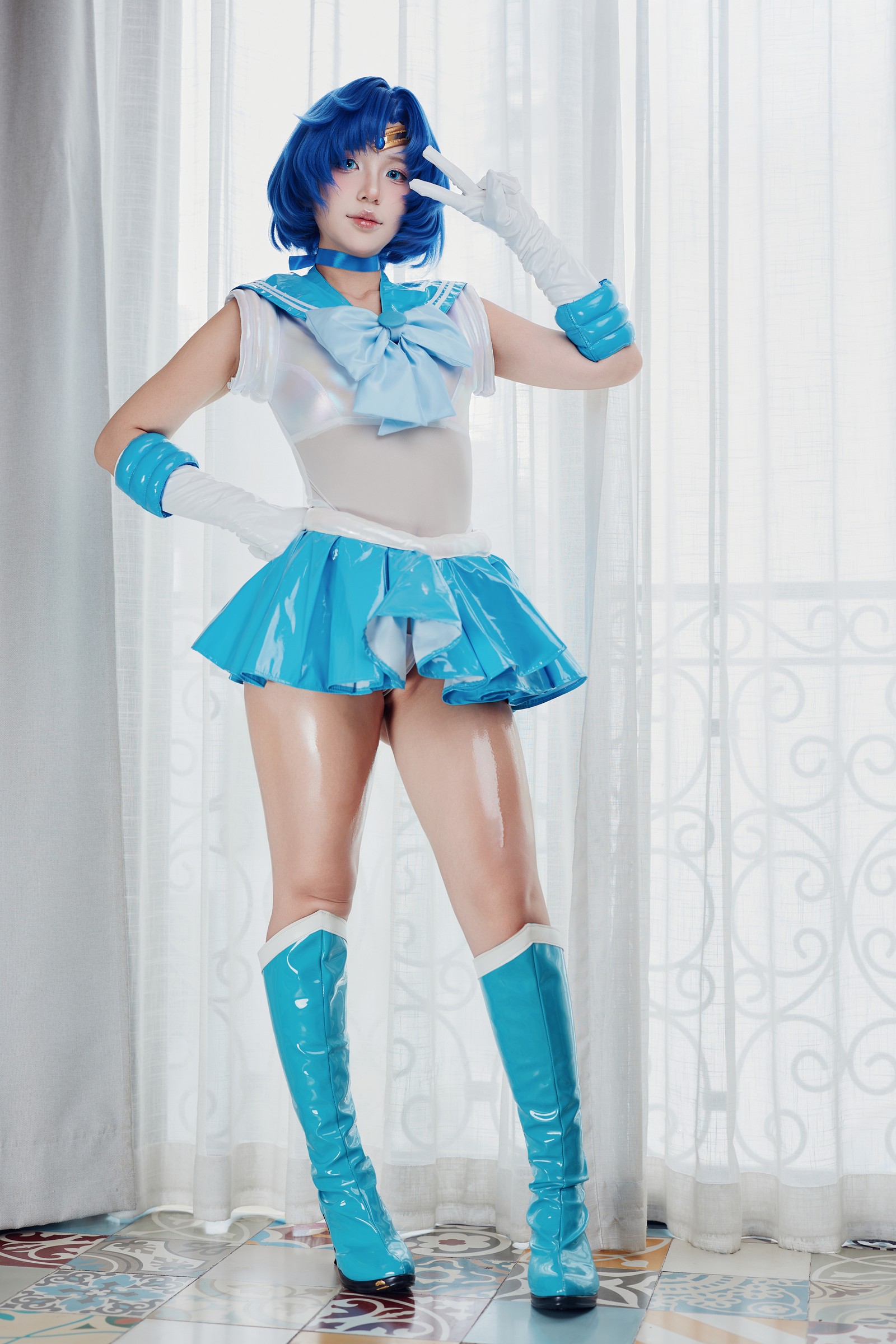 Puy Puy – Sailor Mercury 水手水星 Cosplay 写真（288P+10V-2.26GB）美少女战士插图7