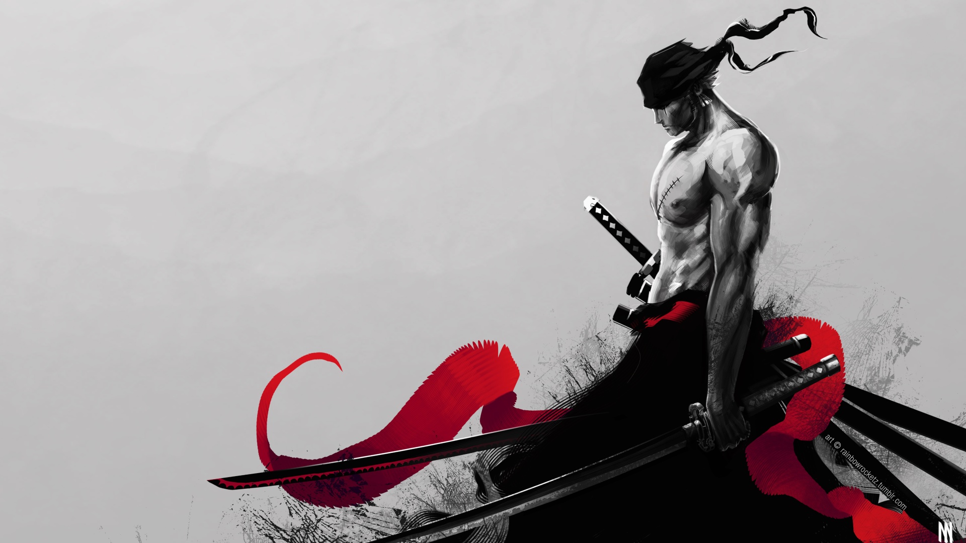  Wallpaper  HD Dark Samurai  Anime One Piece