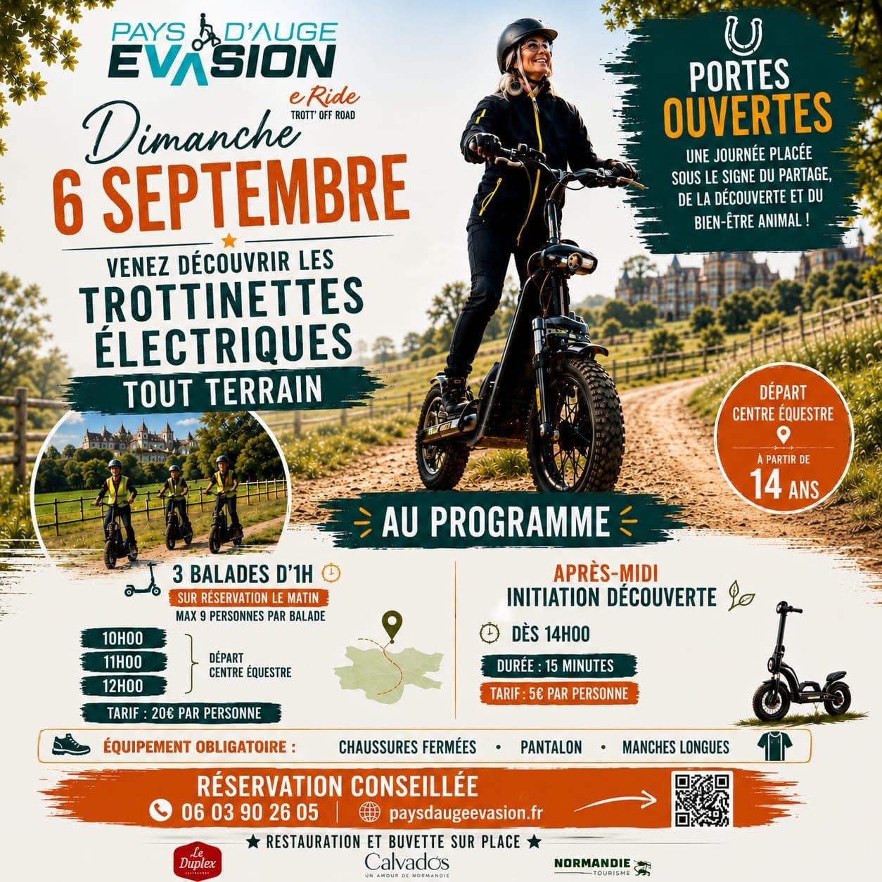 Portes ouvertes Pays d'Auge Évasion - Dimanche 6 septembre