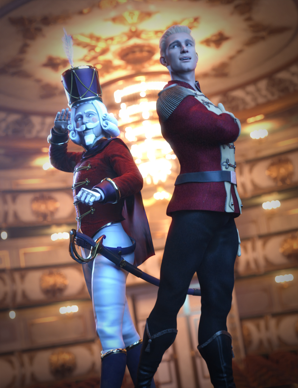 The Nutcracker Prince Mega Bundle 2024 Free Daz 3D Models