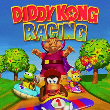 Diddy Kong Racing box art