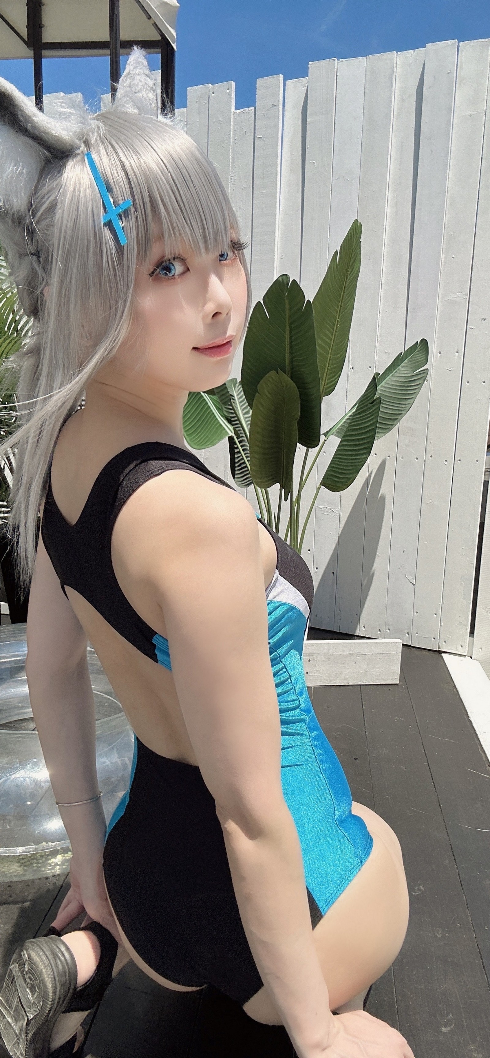 Maou Mo – Shiroko Cos 写真高清合集（23P-91.1M）蔚蓝档案人气角色插图1