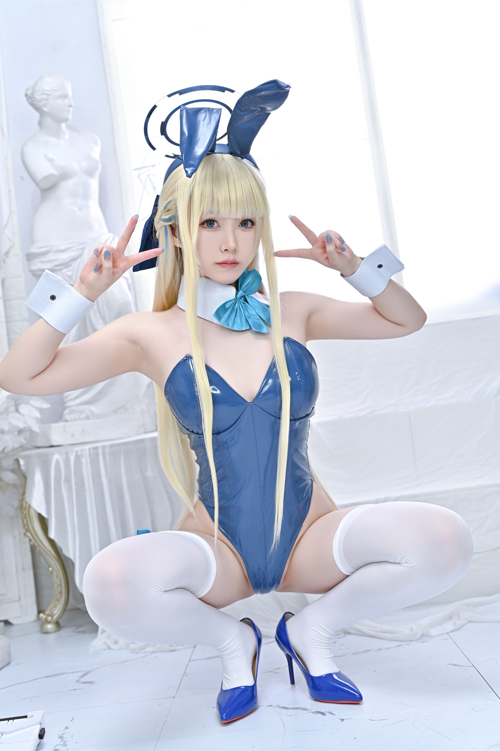 朝霧愛 – 蔚蓝档案 飞鸟马时 Cosplay 高清写真（46P-683.6M）插图4