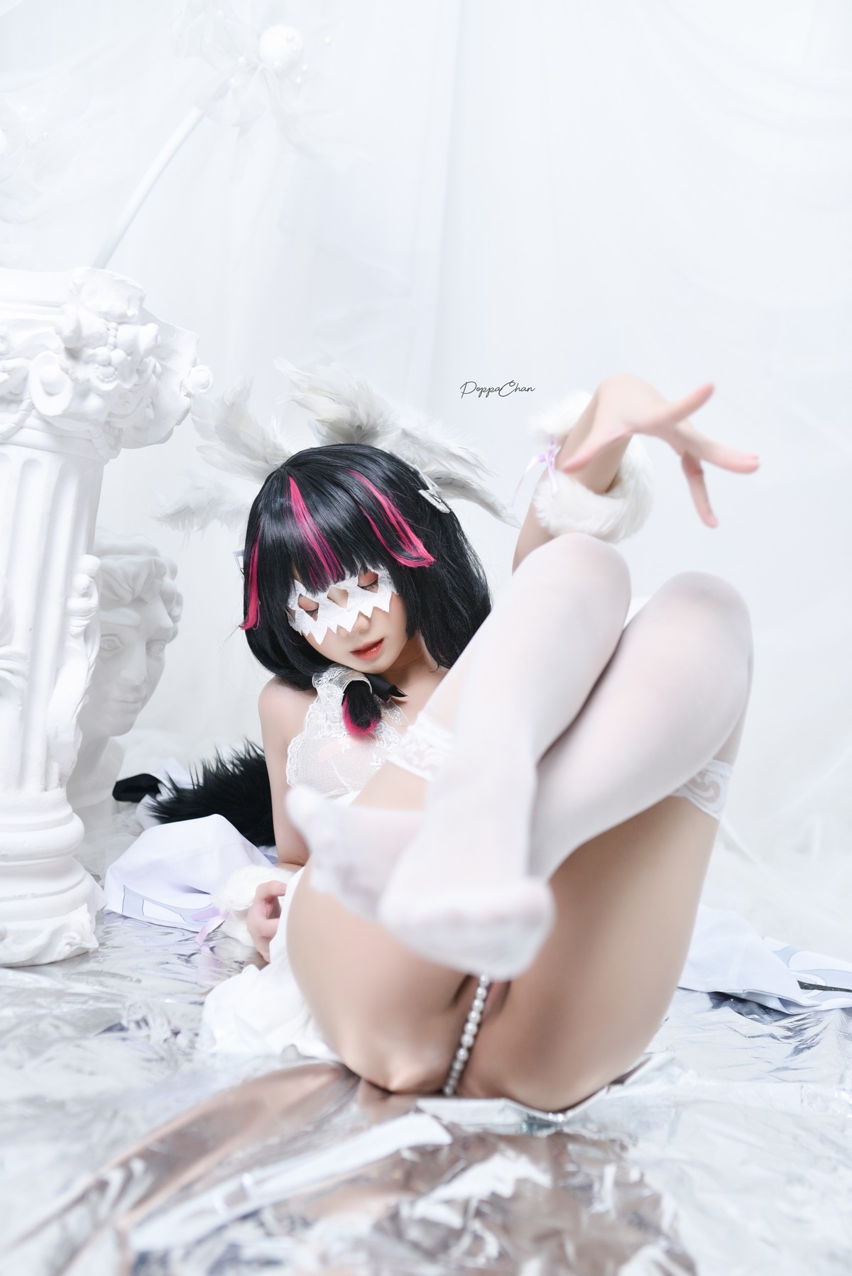 PoppaChan Columbina Cosplay Set (Genshin Impact Fatui) – 146 Photos 346MB插图2