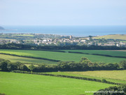 Marhamchurch from Hobbacott Down.