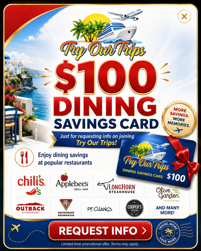 $100 Dining Savings Card