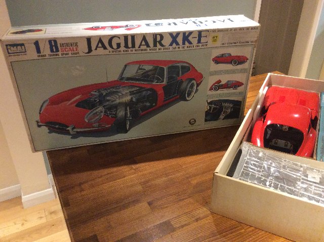 Jaguar XKE Monogram 1/8 – Maquette échelle 1:8, Vintage, Made In UK