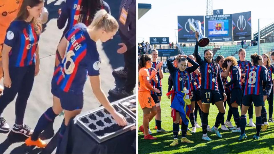 Polémica en España por entrega de medallas al Barcelona Femenino; esto dijo la federación