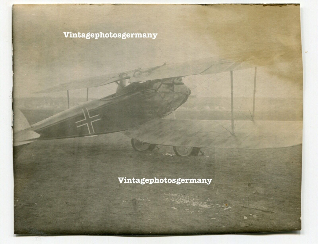 K2101 Foto WK1 Fliegerei deutsches Flugzeug Doppeldecker JASTA Jäger