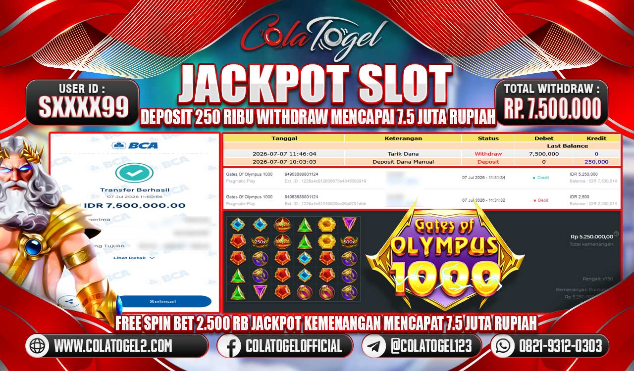 JACKPOT SLOT GACORR!!