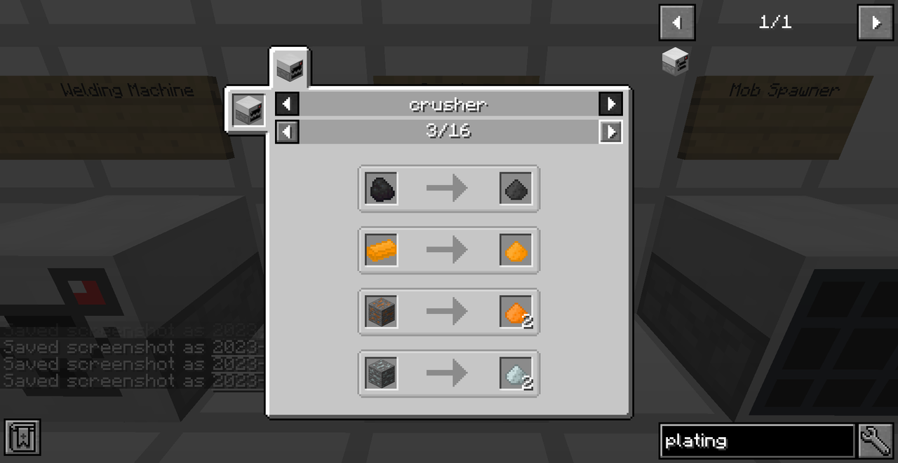 crusher recipe